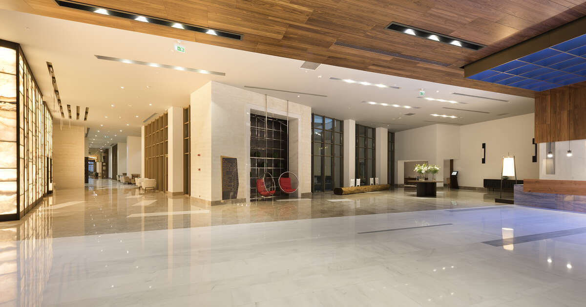 Een foto van het interieur van Acanthus Cennet Barut Collection