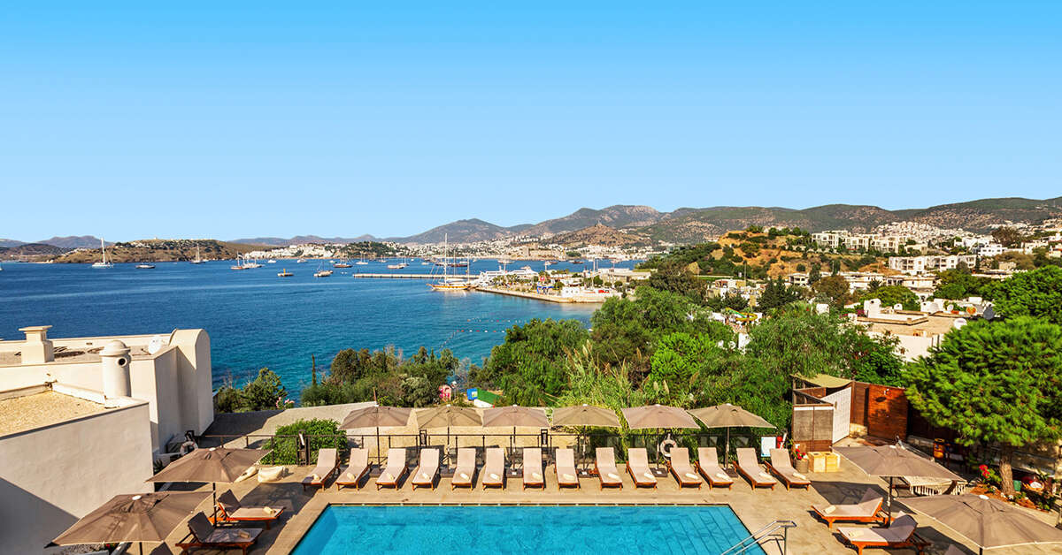 Een foto van het zwembad bij Senses Hotel Bodrum