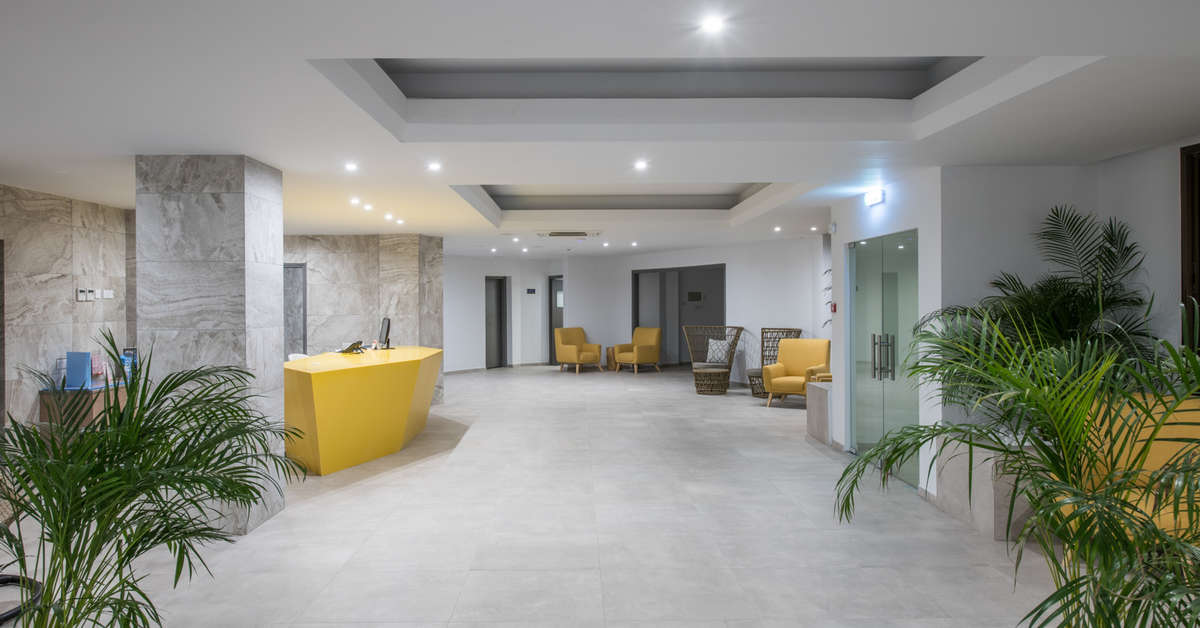 Een foto van het interieur van Narcissos Waterpark Resort