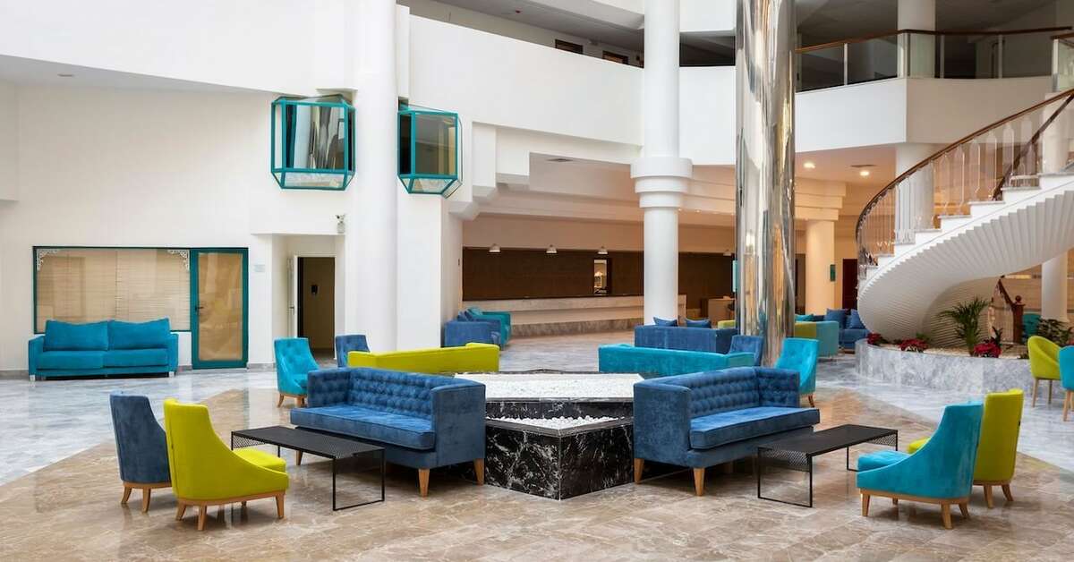 Een foto van het interieur van Alua Tenerife
