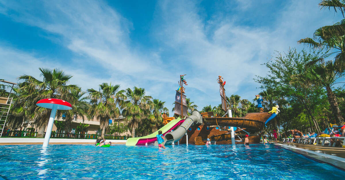 Een foto van het zwembad bij Ethno Belek