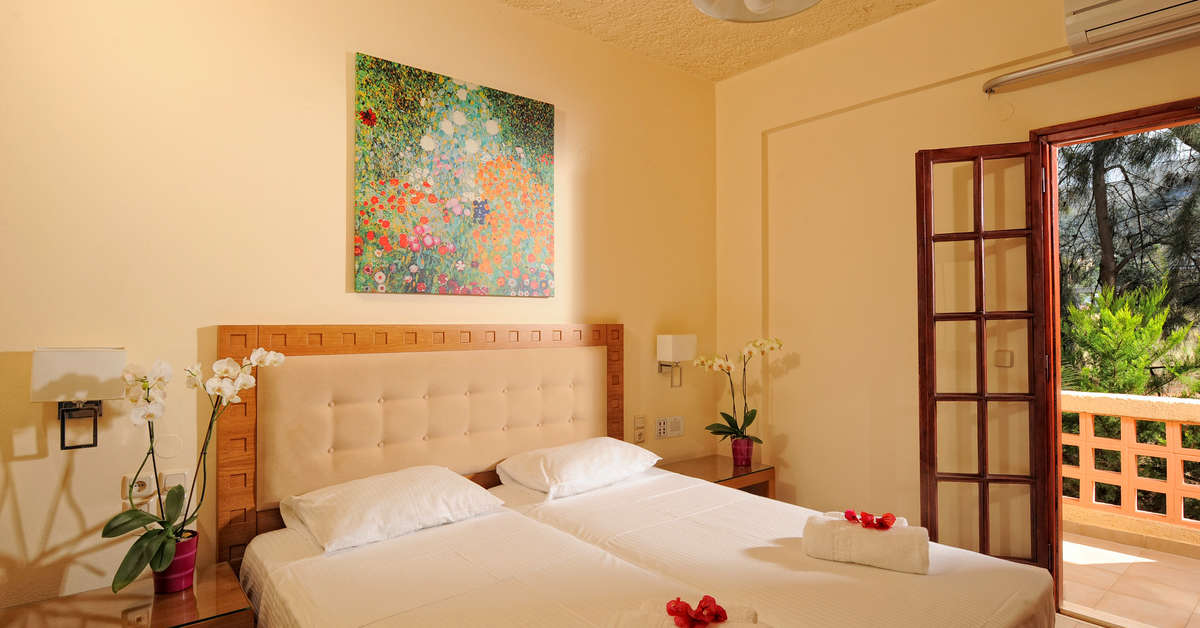 Een foto van een overzicht van Villa Sonia Hotel