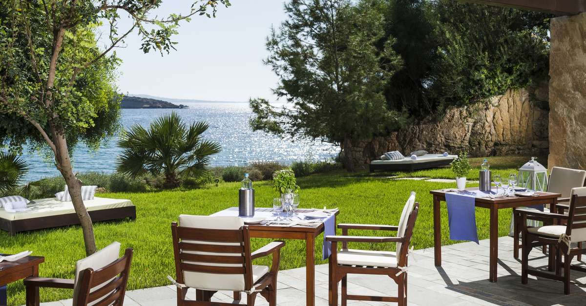 Een foto van het terras bij Thalassa Boutique Hotel & Spa