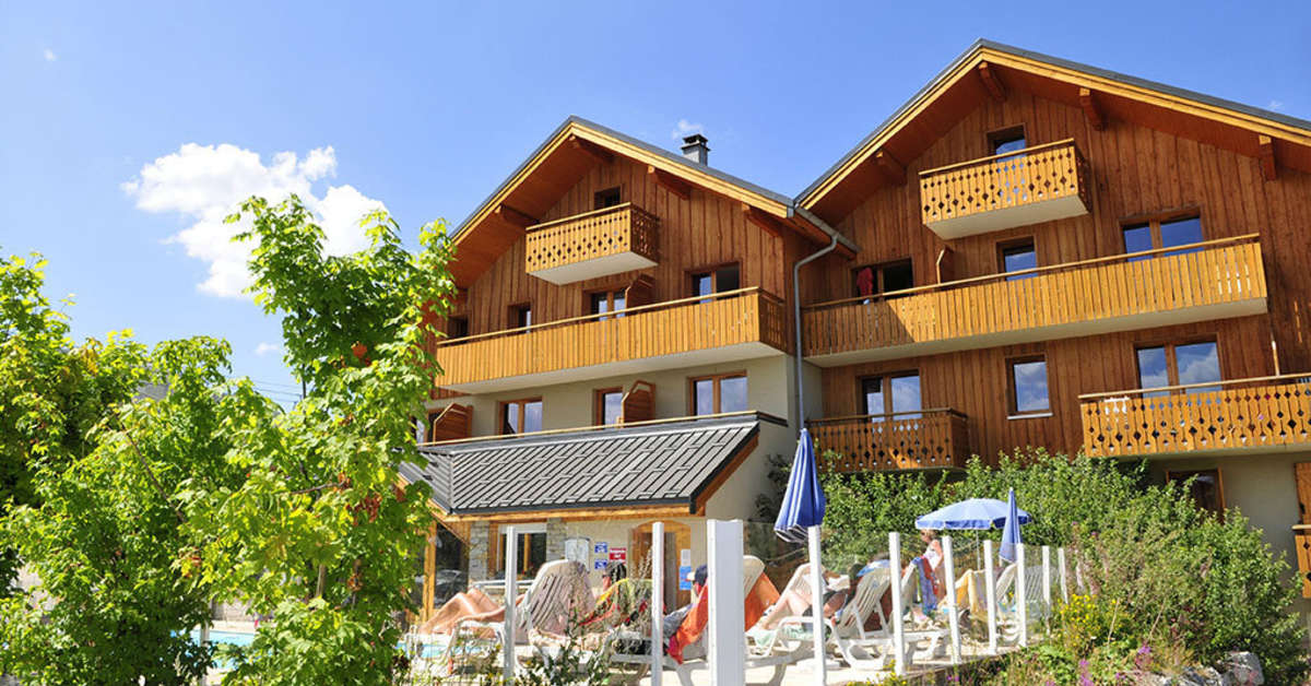 Een foto van een overzicht van Les Chalets Goelia