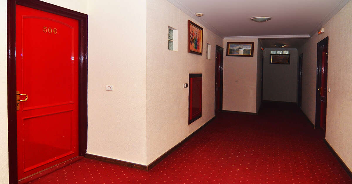 Een foto van het interieur van Omega Hotel Agadir