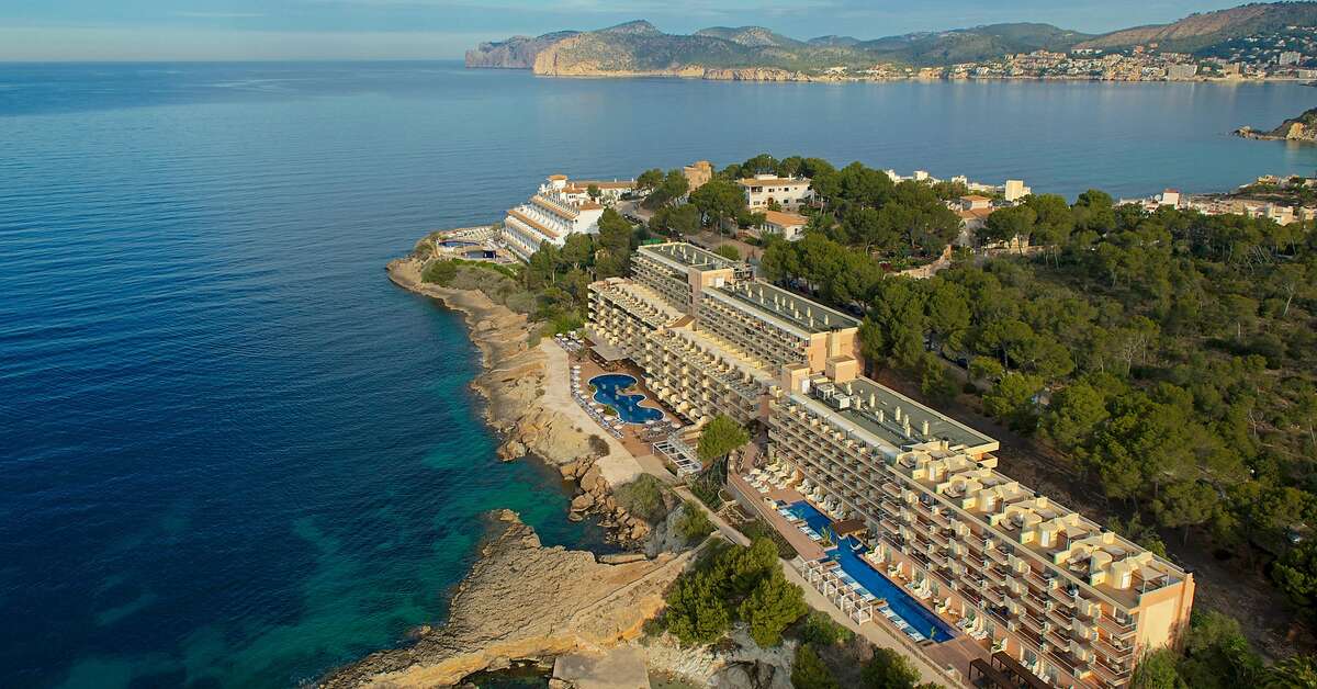 Een foto van een overzicht van Iberostar Selection Jardin del Sol Suites