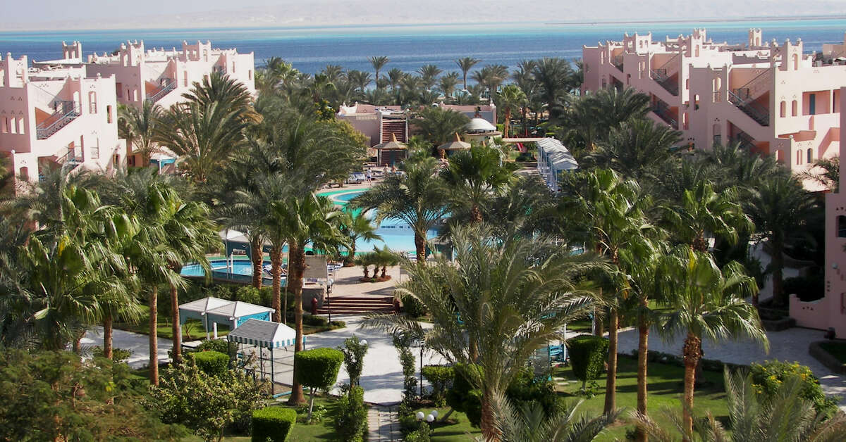 Een foto van een overzicht van Le Pacha Resort