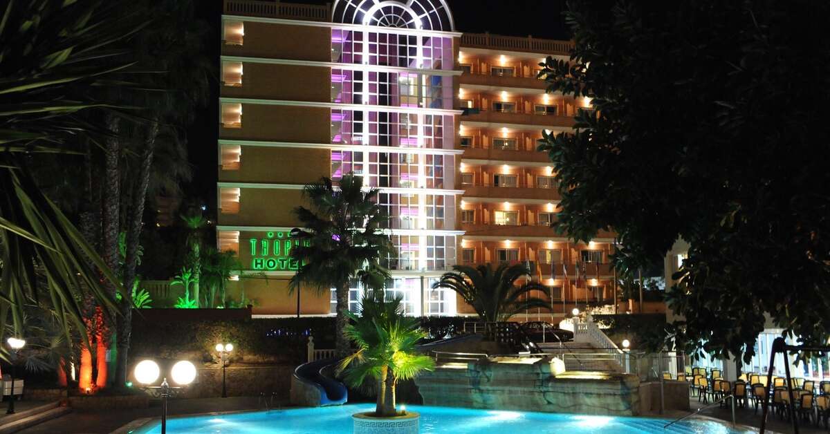 Ein Foto vom Pool im Hotel Tropic Relax
