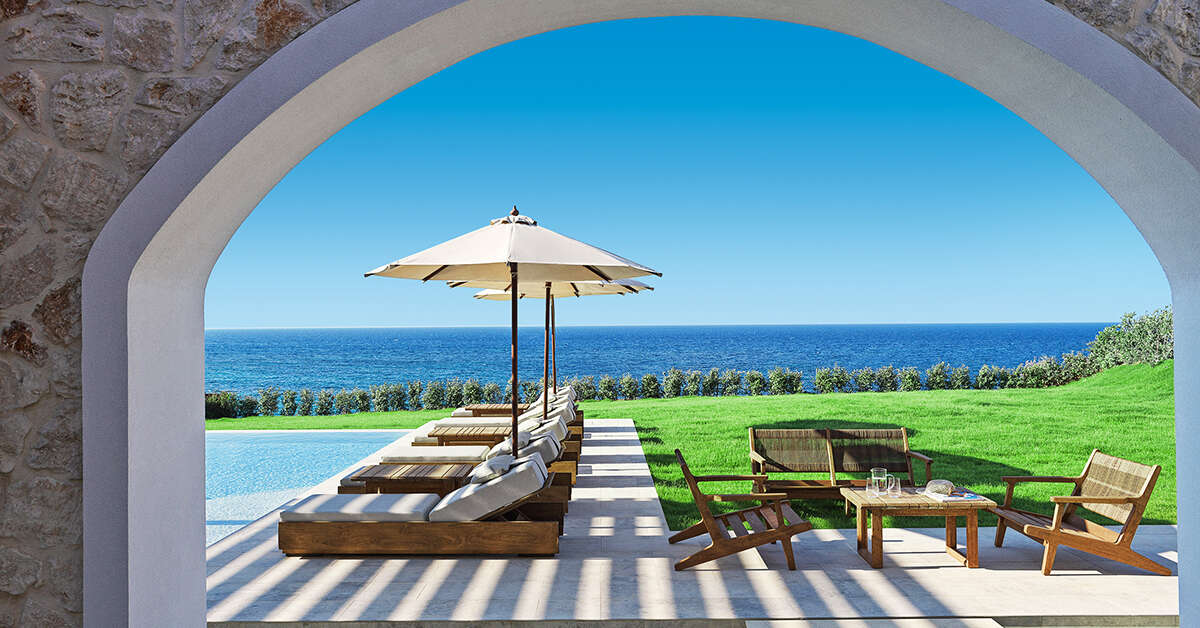 Een foto van het zwembad bij Lesante Cape Resort & Villas
