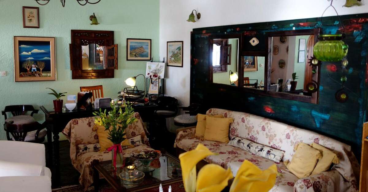 Een foto van het interieur van Cretan Village Hotel