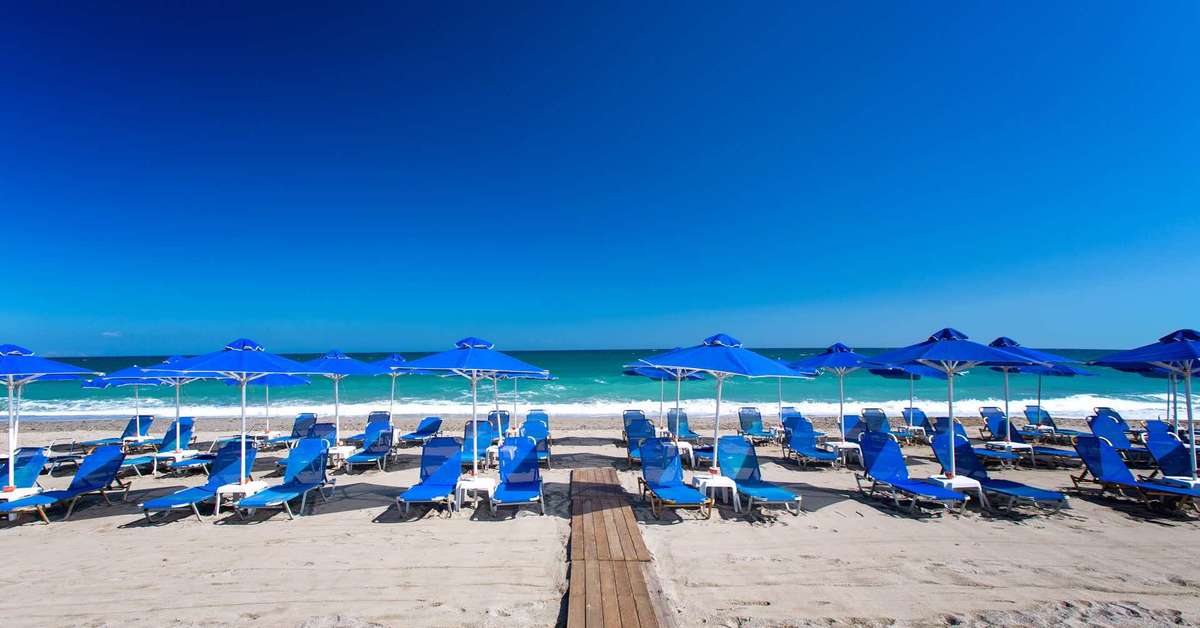 Een foto van het strand bij Marino's Beach Appartementen