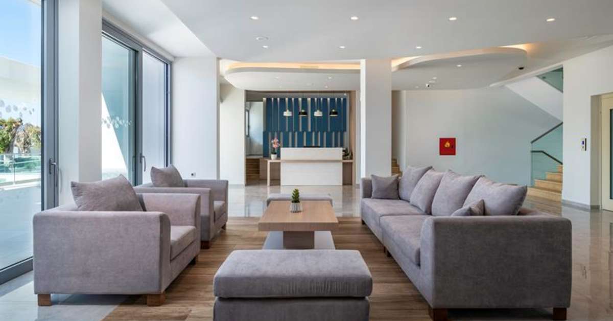 Een foto van het interieur van Hotel Frosini