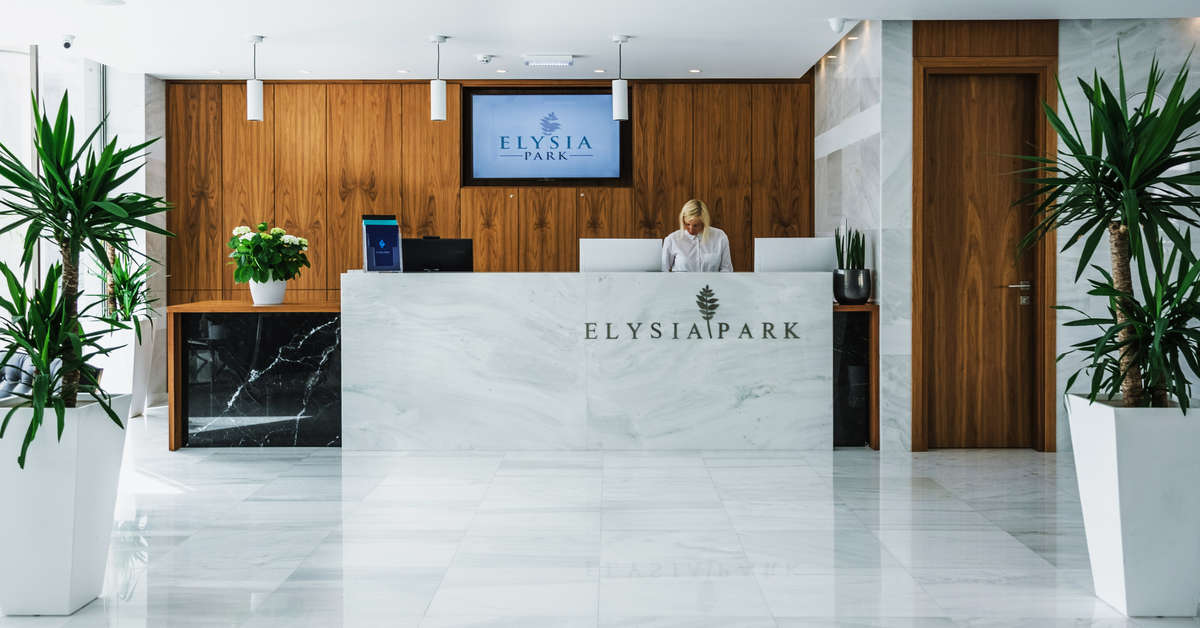 Een foto van het interieur van Elysia Park