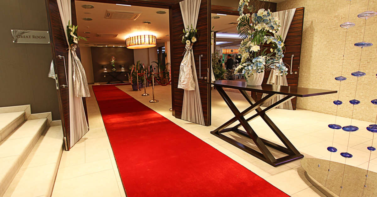 Een foto van het interieur van Arkin Palm Beach Hotel