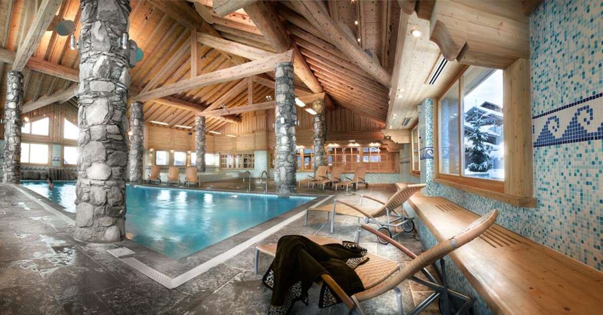 Een foto van het zwembad bij Residence L'Oree des Cimes