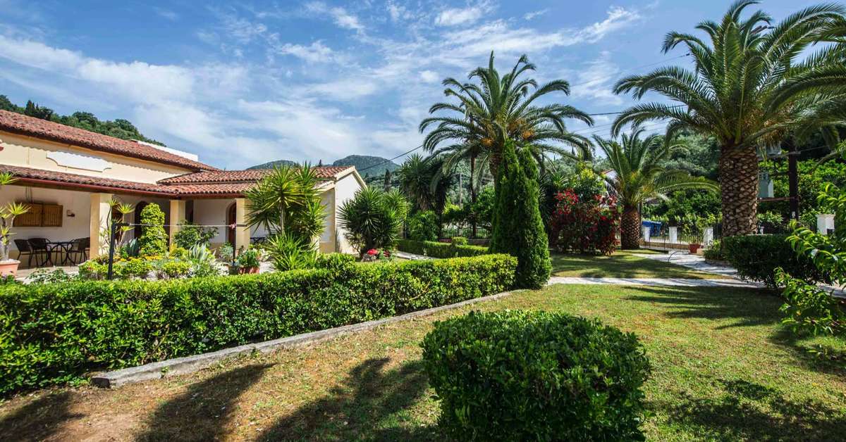 Ein Foto von der Außenansicht des Villa Violetta