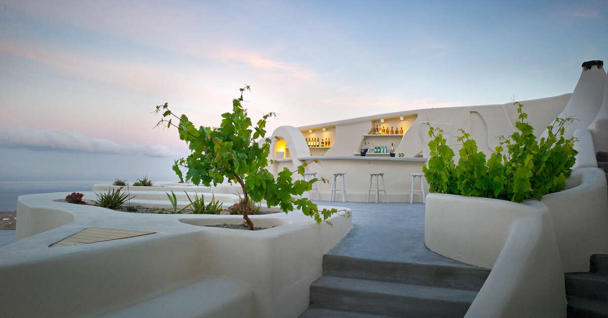 Ein Foto von den Einrichtungen im Dome Santorini Resort