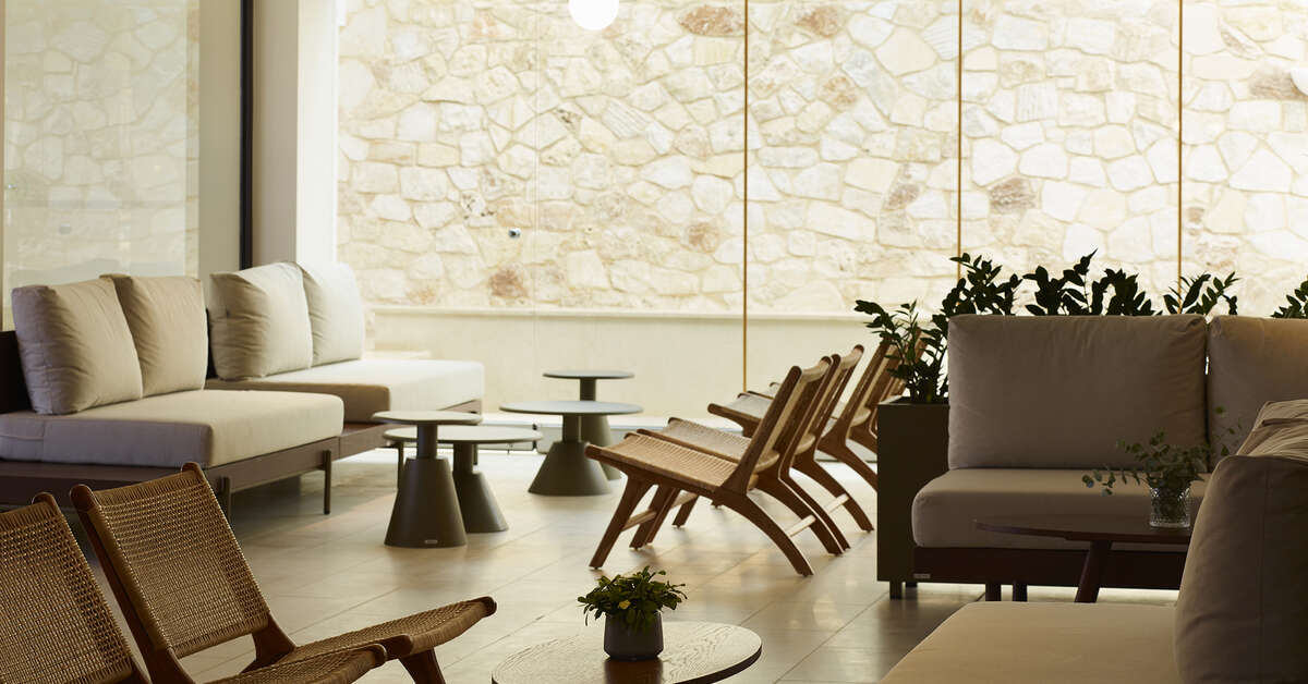 Een foto van het interieur van Asterion Suites & Spa
