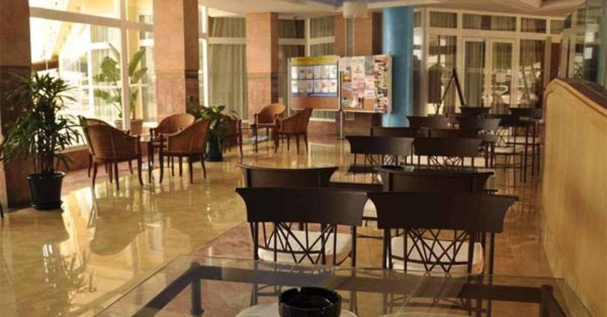 Een foto van het interieur van Aparthotel Blau Parc