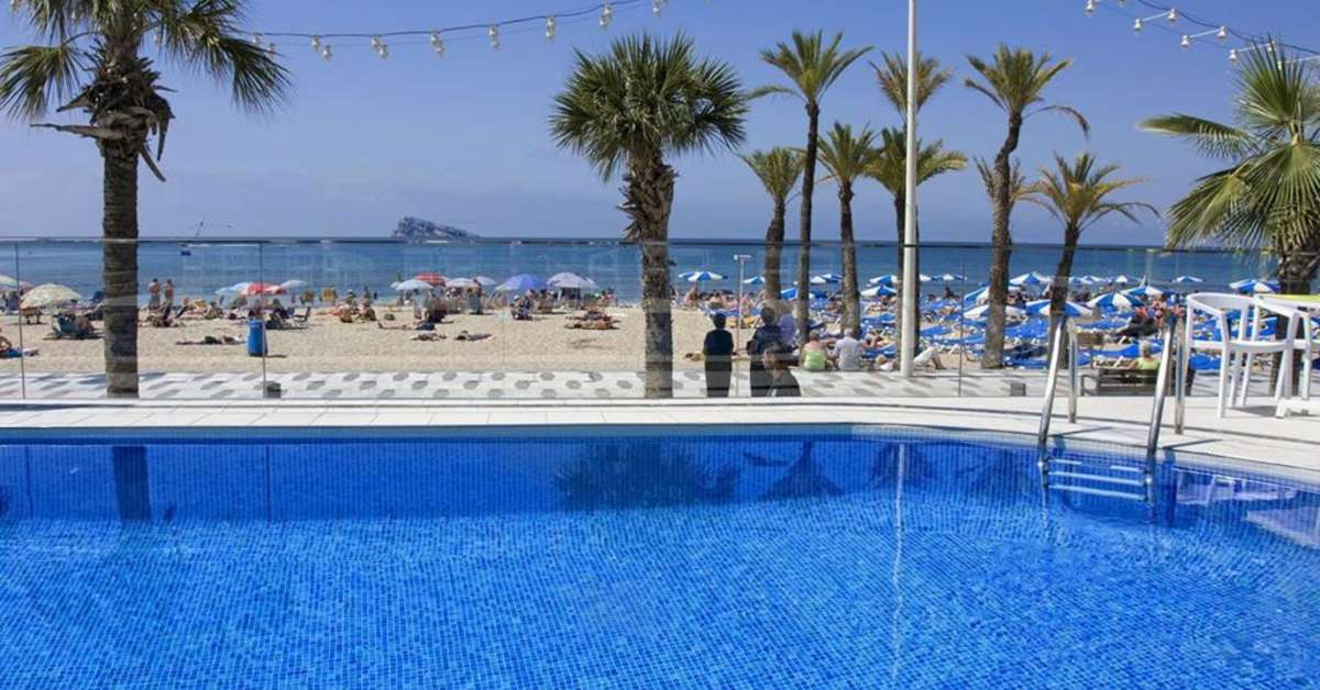Een foto van het zwembad bij Hotel Brisa