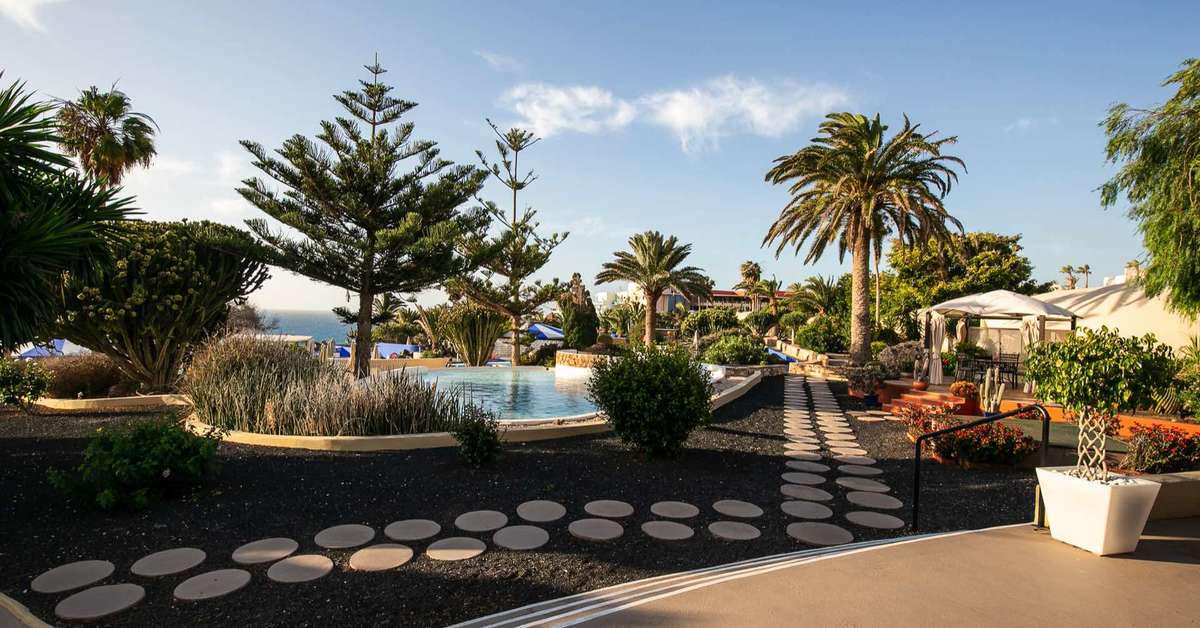 Een foto van het terras bij Hotel Livvo Risco del Gato Suites