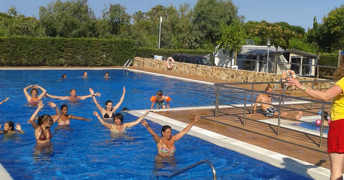 Een foto van het zwembad bij Camping Del Mar