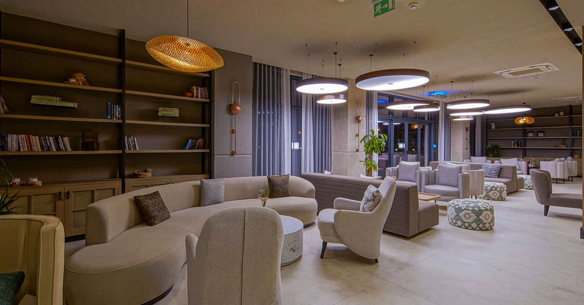 Een foto van het interieur van Aletris Deluxe Hotel & Spa