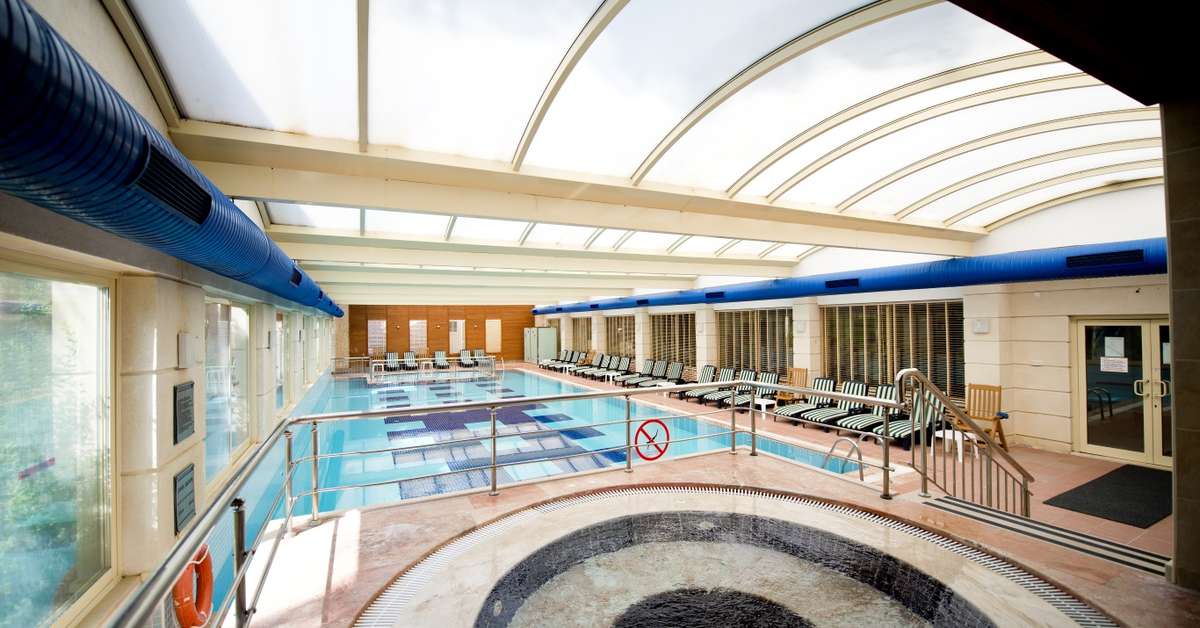 Ein Foto vom Pool im Trendy Palm Beach