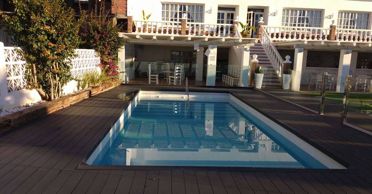Een foto van het zwembad bij Hotel Santa Rosa