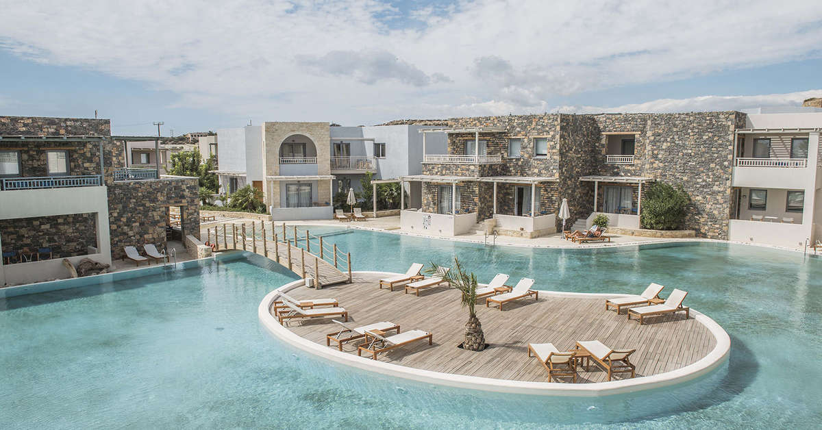 Ein Foto vom Pool im Ostria Resort & Spa