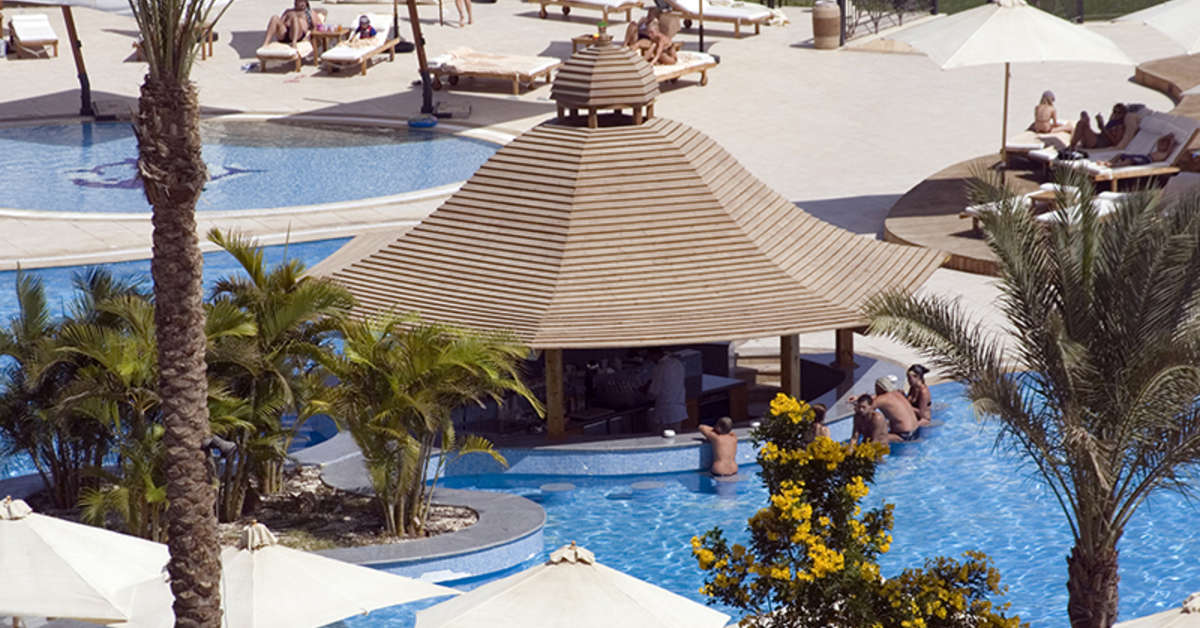 Ein Foto vom Pool im Cleopatra Luxury Resort Makadi Bay