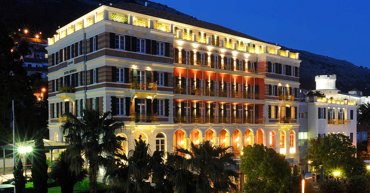 Een foto van de buitenkant van Hilton Imperial Dubrovnik