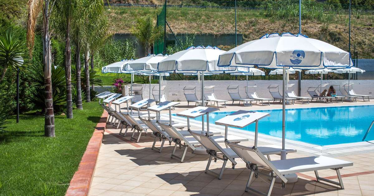Een foto van het zwembad bij Hotel Ferretti