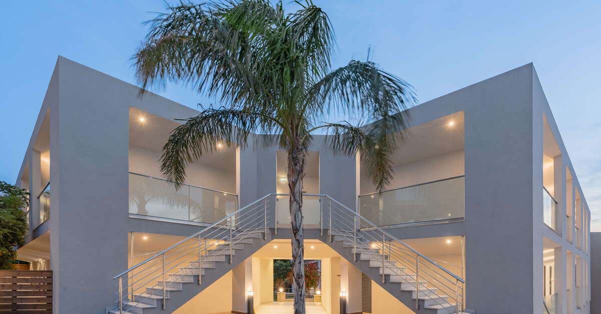Een foto van de buitenkant van Zante Sun Hotel
