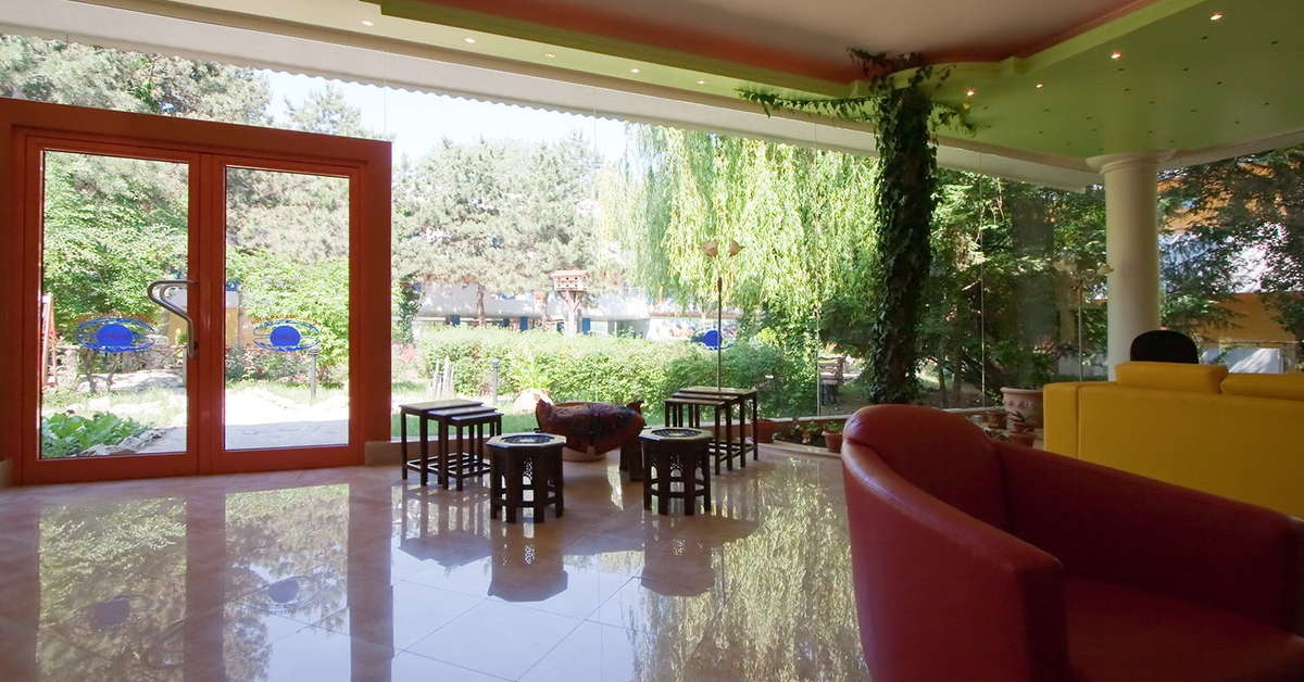 Een foto van het interieur van Hotel Corte Valier