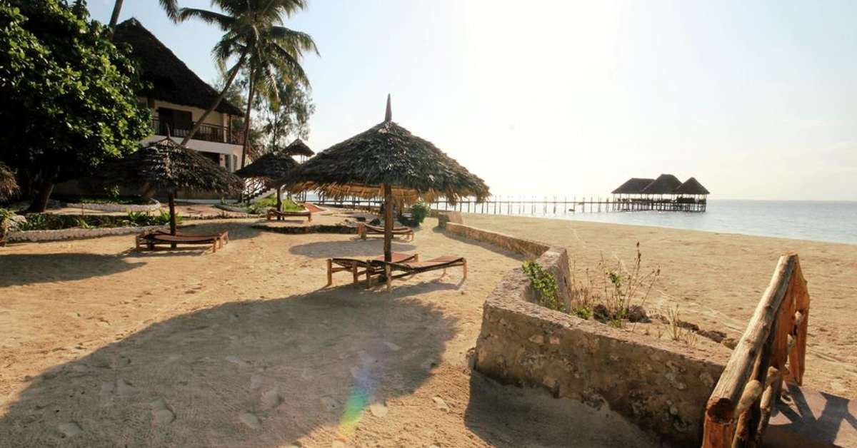 Een foto van het strand bij Paradise Beach Resort Zanzibar
