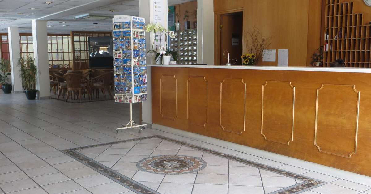 Een foto van het interieur van Green Bungalows Hotel & Appartementen