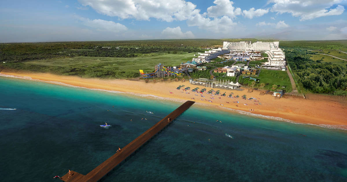 Een foto van het strand bij Limak Cyprus Deluxe Hotel