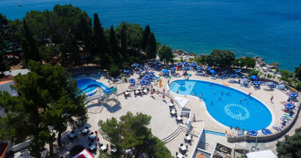 Een foto van het zwembad bij Hotel Drazica