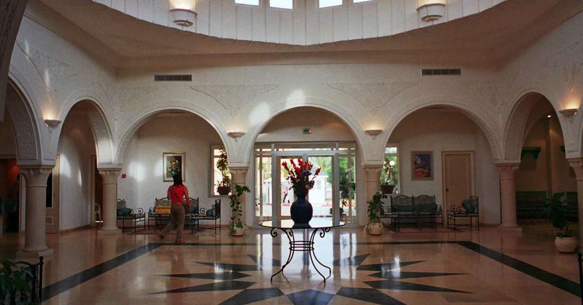 Een foto van het interieur van Hotel Zodiac