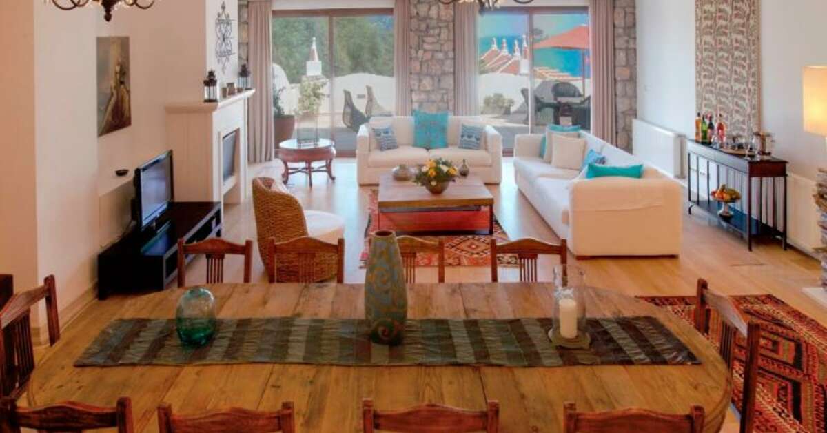 Een foto van het interieur van Marti Resort