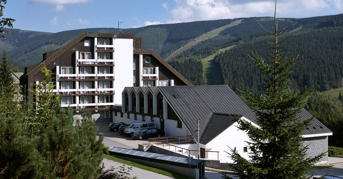 Een foto van een overzicht van Hotel Astra