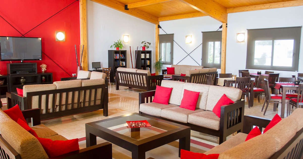 Een foto van het interieur van Hotel Pradillo Conil