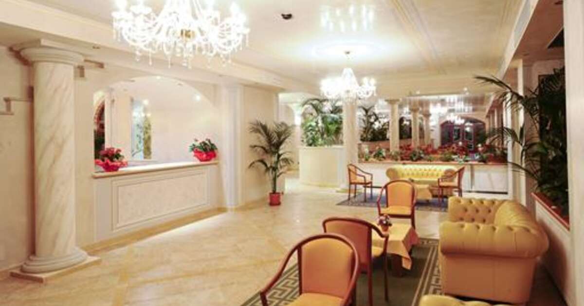 Een foto van het interieur van Hotel Antico Monastero