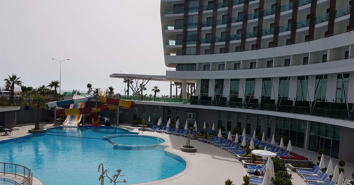 Ein Foto vom Pool im Xoria Deluxe Hotel