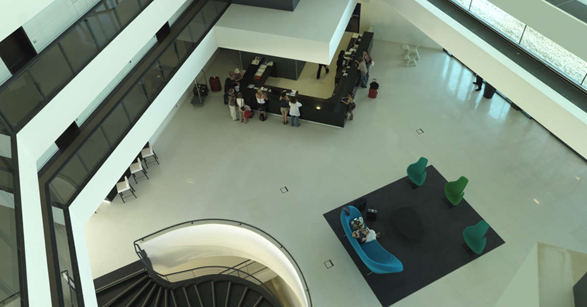Een foto van het interieur van Aparthotel Alvor Baia