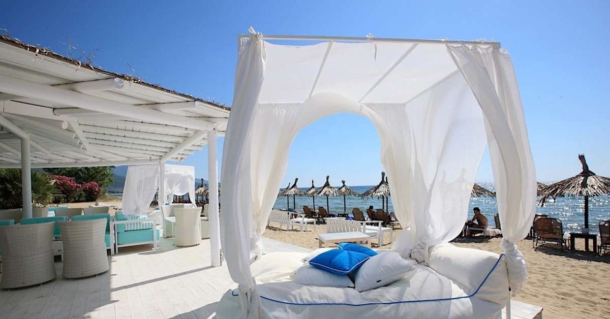 Een foto van het strand bij Ilio Mare Hotel