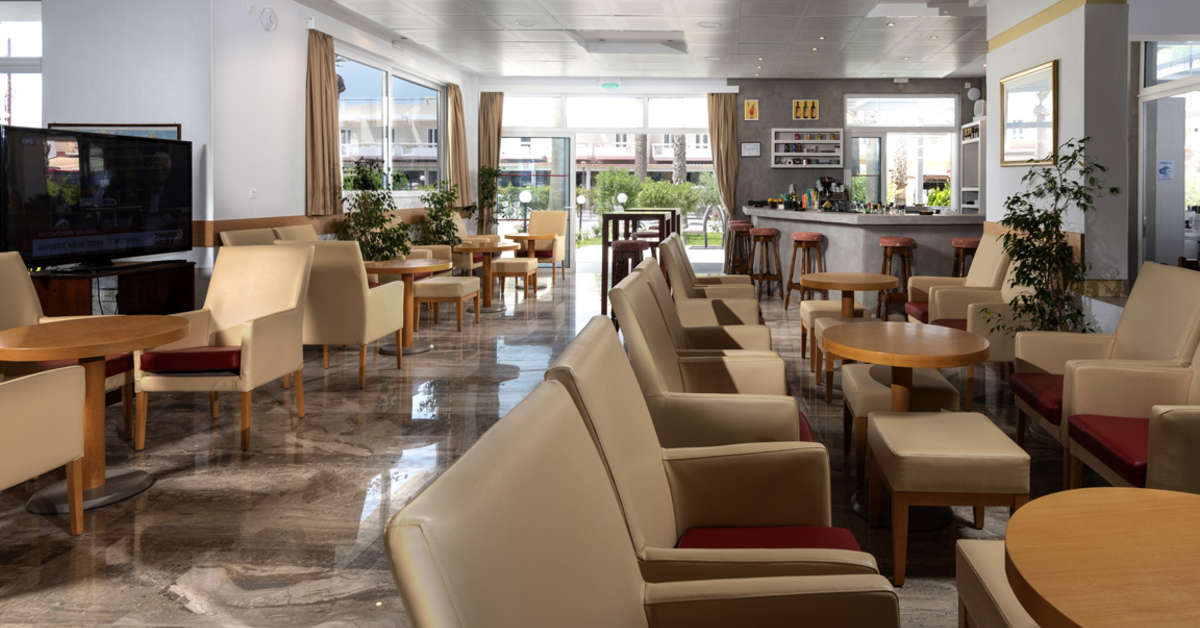 Een foto van het interieur van Hotel Tropical Sol