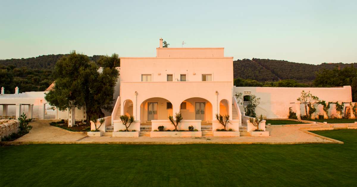 Een foto van de buitenkant van Masseria Corte degli Asini