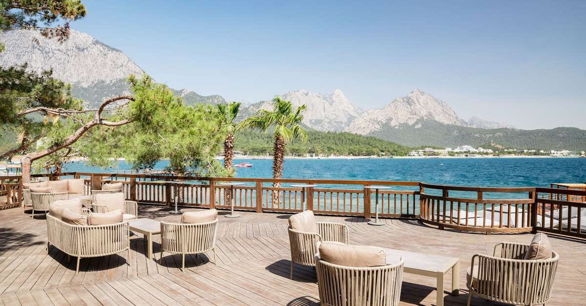 Een foto van het terras bij NG Phaselis Bay
